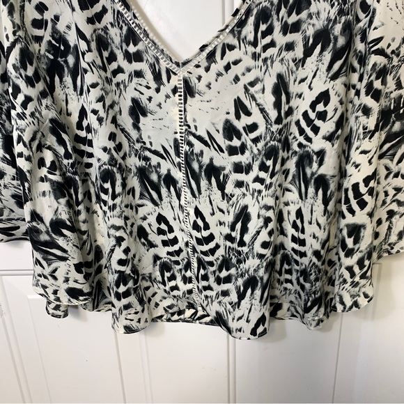 Jessica Simpson Billowy Peasant Blouse Size XS - Picture 4 of 8